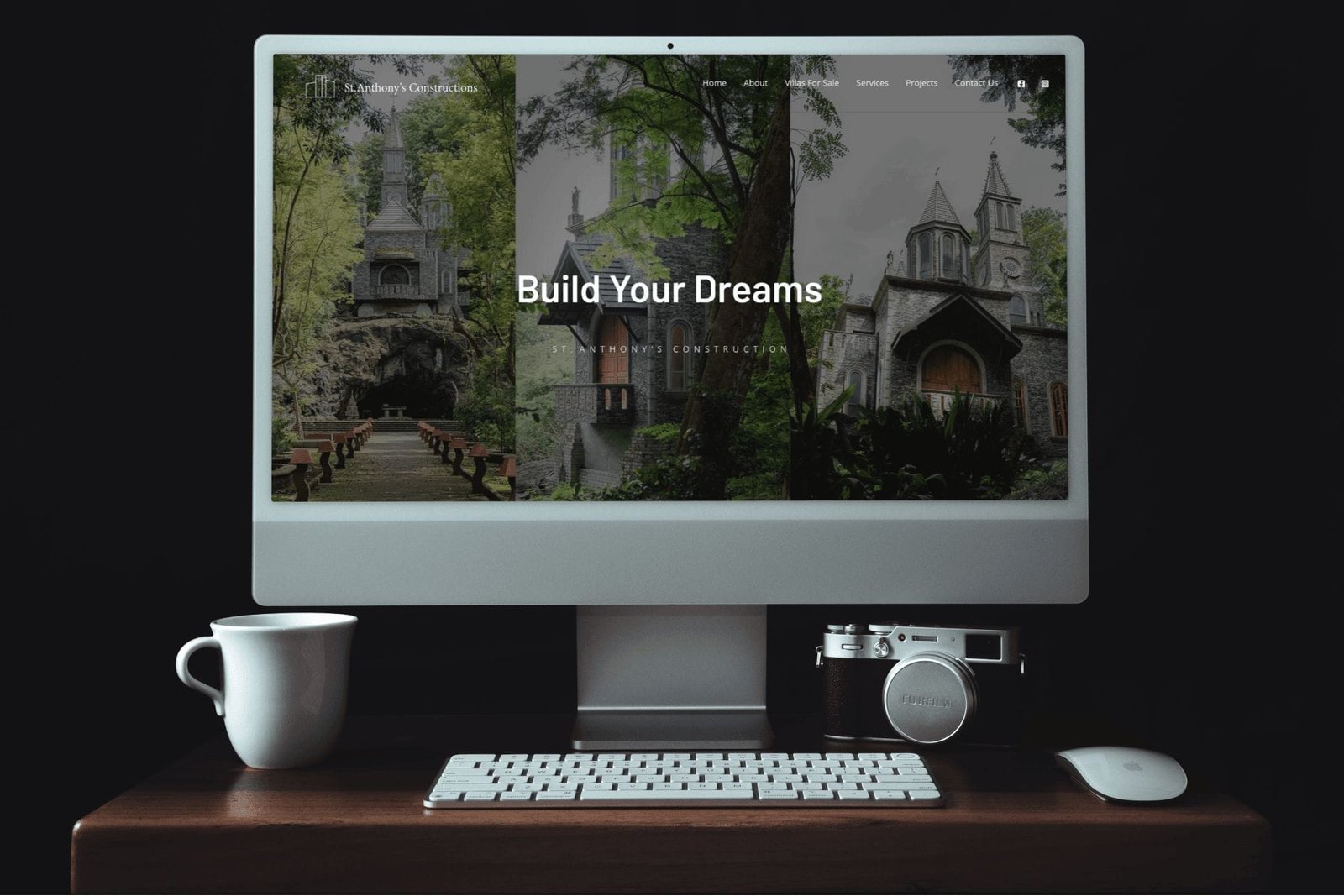 st. anthony‘s construction website preview